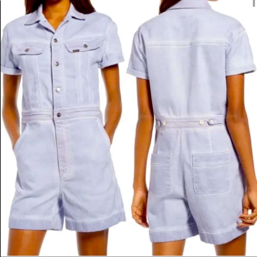 LEE Vintage Modern UnionAlls
Size M OnePiece Short Sleeve
Jumpsuit in Lavender